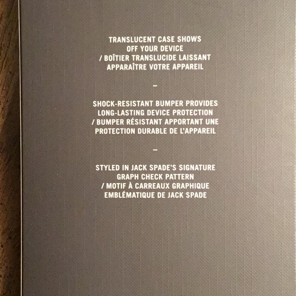 Jack spade printed clear case for galaxy S8+ - Picture 4 of 4